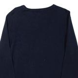 TOMMY HILFIGER Mens Jumper Blue V-Neck Tight Knit L