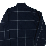 NAUTICA Mens Patterned Jumper Blue 1/4 Zip Tight Knit XL