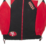 MIRAGE San Francisco 49ers Mens Jacket Red Nylon USA Colourblock L