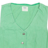 SYBILLA Womens Waistcoat Green L