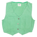 SYBILLA Womens Waistcoat Green L