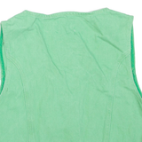 SYBILLA Womens Waistcoat Green L