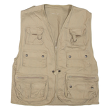UTILITY Mens Gilet Beige L