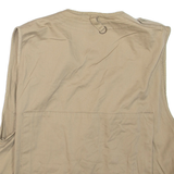UTILITY Mens Gilet Beige L