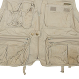 UNIVERS Utility Mens Gilet Beige XL