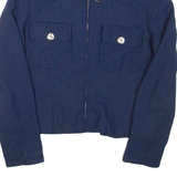 GEORGES RECH Womens Jacket Blue Check S