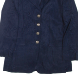 Womens Blazer Jacket Blue L