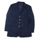 Womens Blazer Jacket Blue L