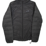 JACK WOLFSKIN Womens Puffer Jacket Grey Hooded UK 12