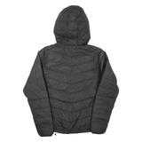 JACK WOLFSKIN Womens Puffer Jacket Grey Hooded UK 12