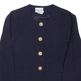 AVANT GARDE Womens Blazer Jacket Blue Viscose L