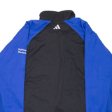 ADIDAS Mens Track Jacket Black Colourblock S