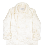 CLAUDE HAVREY Womens Puffer Coat Cream L