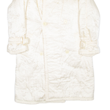 CLAUDE HAVREY Womens Puffer Coat Cream L