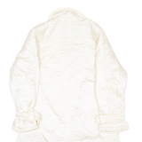 CLAUDE HAVREY Womens Puffer Coat Cream L
