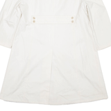 Womens Trench Coat White L