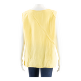 Womens Vests Blouse Yellow Sleeveless S