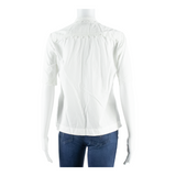 BANANA REPUBLIC Womens Shirt White Collared XS