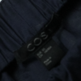 COS Womens Bardot Blouse Blue 3/4 Sleeve XS