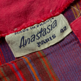 ANASTASIA Womens Printed Shirt Pink Striped S