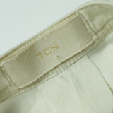 TCN Womens Shirt Beige Sleeveless Silk S