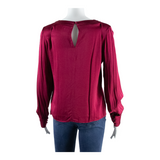 Womens Top Purple Long Sleeve S