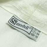 SMODELL Womens Blouse White Long Sleeve UK 10