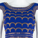 Womens Cropped Top Blue M