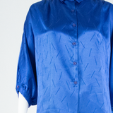 Womens Blouse Blue M