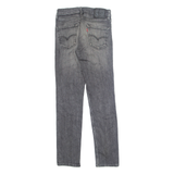 LEVI'S 511 Jeans Womens Grey Slim Straight Stone Wash W29 L32