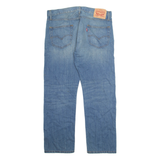 LEVI'S 504 Jeans Mens Blue Regular Straight Stone Wash W34 L30