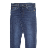 LEVI'S 512 BIG E Jeans Mens Blue Slim Tapered Stone Wash W30 L30