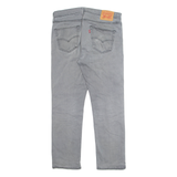 LEVI'S 511 Jeans Mens Grey Skinny Straight W34 L30