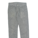 LEVI'S 511 BIG E Jeans Mens Grey Slim Straight W30 L32