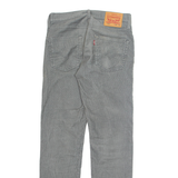 LEVI'S 511 BIG E Jeans Mens Grey Slim Straight W30 L32