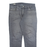 LEVI'S 511 BIG E Jeans Mens Grey Slim Straight Stone Wash W33 L29