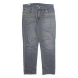 LEVI'S 511 BIG E Jeans Mens Grey Slim Straight Stone Wash W33 L29