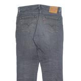 LEVI'S 511 BIG E Jeans Mens Grey Slim Straight Stone Wash W33 L29