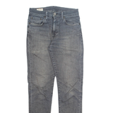 LEVI'S 512 BIG E Jeans Mens Grey Slim Tapered Stone Wash W28 L32