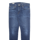 LEVI'S 512 BIG E Jeans Mens Blue Slim Tapered Stone Wash W33 L34