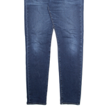 LEVI'S 512 BIG E Jeans Mens Blue Slim Tapered Stone Wash W33 L34