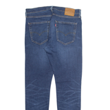 LEVI'S 512 BIG E Jeans Mens Blue Slim Tapered Stone Wash W33 L34