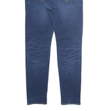 LEVI'S 512 BIG E Jeans Mens Blue Slim Tapered Stone Wash W33 L34