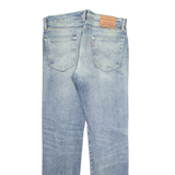 LEVI'S 502 Jeans Mens Blue Regular Tapered Stone Wash W32 L34