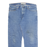 LEVI'S 505 Jeans Mens Blue Regular Straight Stone Wash W38 L30