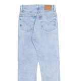 LEVI'S 501 BIG E Jeans Womens Blue Regular Straight Acid Wash W24 L28
