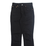 LEVI'S 501 Jeans Womens Black Regular Straight W24 L28