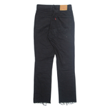 LEVI'S 501 Jeans Womens Black Regular Straight W24 L28