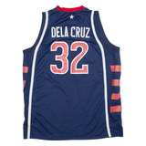 CFC BASKETBALL Mens Jersey Blue Sleeveless V-Neck L