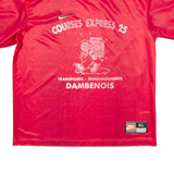 NIKE Courses Express 25 Mens T-Shirt Red V-Neck XL